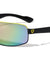KHAN One Piece Shield Color Mirror Sunglasses Wholesale