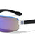 KHAN One Piece Shield Color Mirror Sunglasses Wholesale