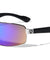 KHAN One Piece Shield Color Mirror Sunglasses Wholesale