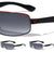 KHAN Thin One Piece Shield Sunglasses Wholesale