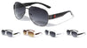 KHAN Pinstripe Aviators Sunglasses Wholesale