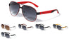 KHAN Wheel Track Pattern Aviators Wholesale Sunglasses