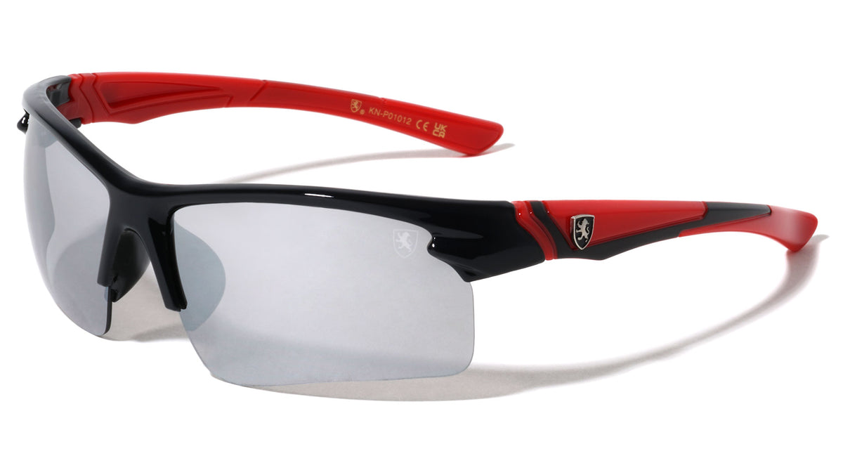 KHAN Semi-Rimless Sports Bulk Wholesale Sunglasses