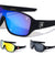 KHAN Soft Rubber Coating Solid One Piece Lens Bulk Sunglasses