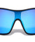 KHAN Soft Rubber Coating Solid One Piece Lens Bulk Sunglasses