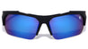 KHAN Soft Rubber Coating Semi-Rimless Sports Sunglasses Wholesale