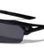 KHAN Semi-Rimless Cut-Out Temple Sports Wholesale Sunglasses