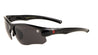 KHAN Sports Ribbed Semi-Rimless Sunglasses Wholesale