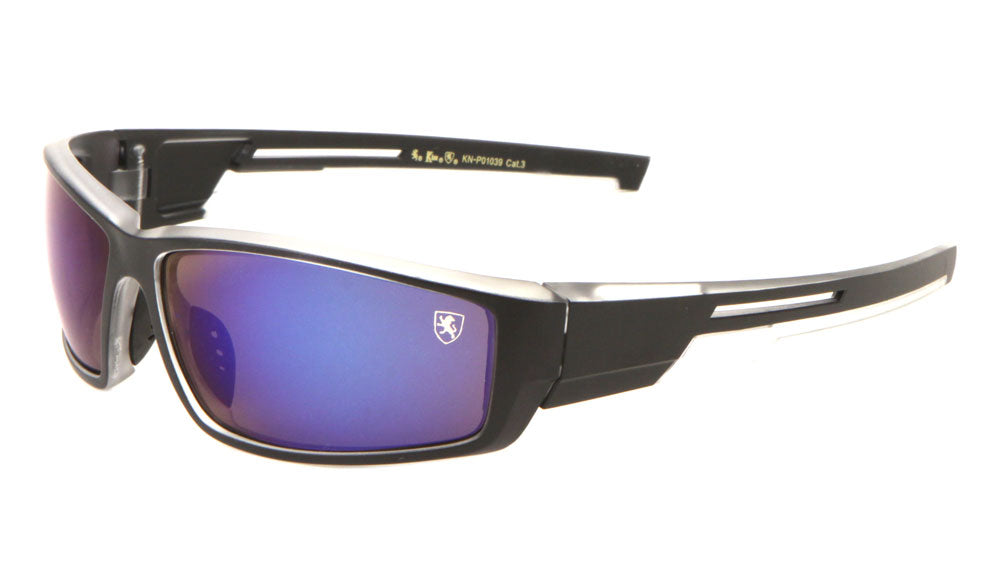 KHAN Top Cut-Out Sports Wrap Sunglasses Wholesale