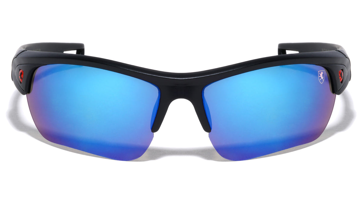 KHAN Wholesale Semi-Rimless Sports Sunglasses