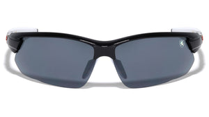 KHAN Semi-Rimless Rubber Leg Sports Wholesale Sunglasses
