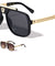 KHAN Retro Top Bar Aviators Wholesale Sunglasses
