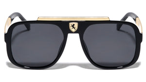 KHAN Retro Top Bar Aviators Wholesale Sunglasses