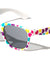 Kids White Frame Graphic Print Bow Classic Wholesale Sunglasses