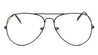 Large Clear Lens Aviators Glasses Wholesale