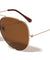 Large Super Dark Lens Aviators Wholesale Sunglasses