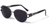 KLEO Round Cat Eye Chain Wholesale Sunglasses