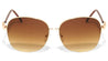 KLEO Semi-Rimless Butterfly Wholesale Sunglasses