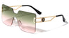 KLEO Rimless Square Butterfly Wholesale Sunglasses