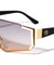 KLEO Flat Top One Piece Shield Geometric Wholesale Sunglasses