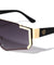 KLEO Flat Top One Piece Shield Geometric Wholesale Sunglasses