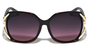 KLEO Cut Out Rhinestone Temple Sunglasses Wholesale