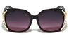 KLEO Cut Out Rhinestone Temple Sunglasses Wholesale