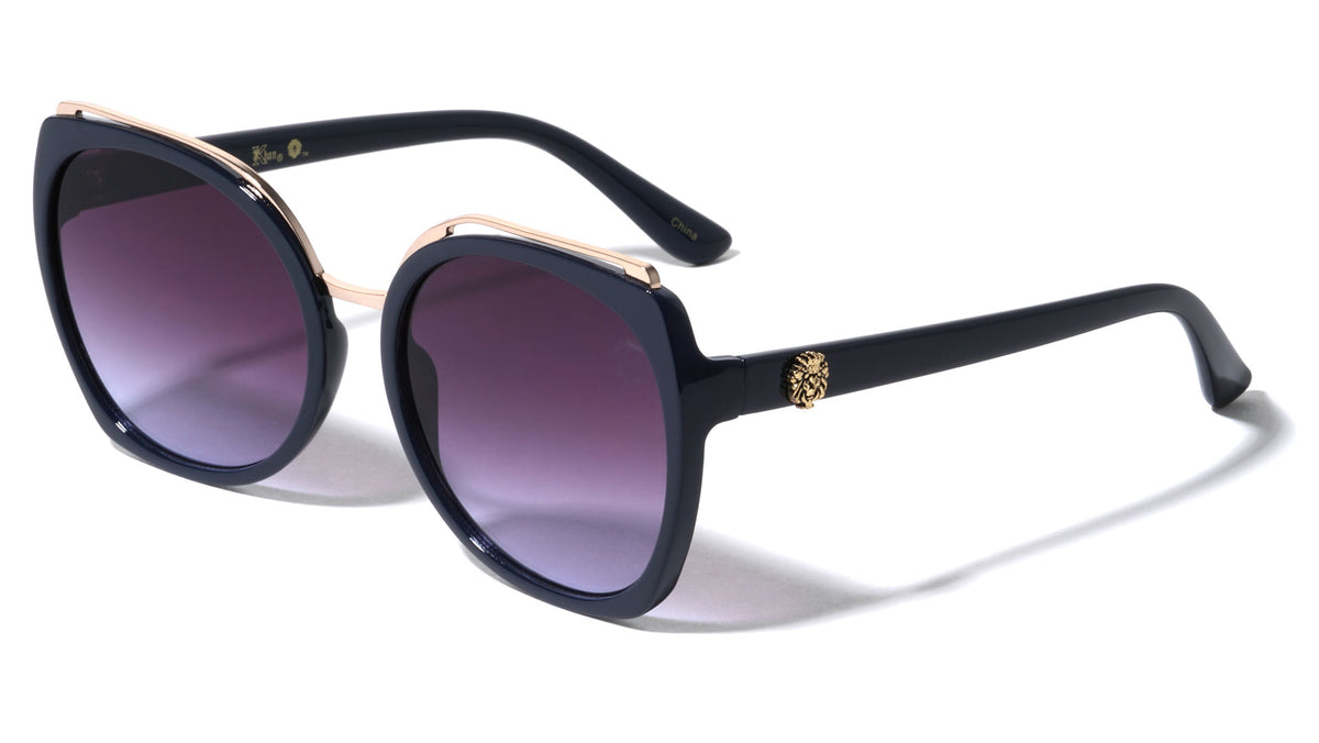 KLEO Top Metal Bar Fashion Butterfly Wholesale Sunglasses