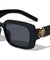 KLEO Thick Rim Rectangle Wholesale Sunglasses