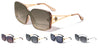 KLEO Rimless Rounded Butterfly Wholesale Sunglasses