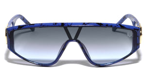 KLEO One Piece Shield Fashion Wholesale Sunglasses
