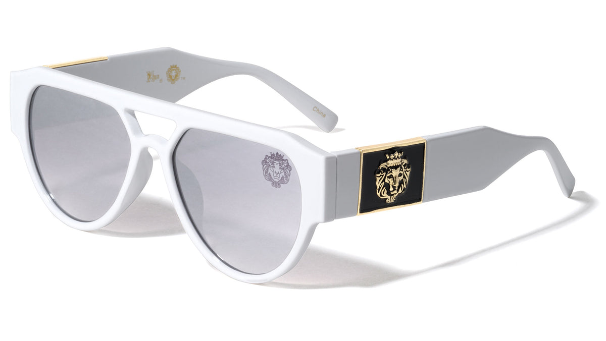 KLEO Flat Top Thick Temple Fashion Wholesale Sunglasses