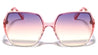KLEO Temple Cut Out Butterfly Wholesale Sunglasses