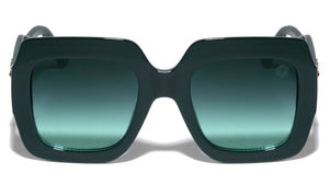 KLEO Thick Temple Retro Square Fashion Wholesale Sunglasses