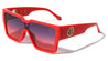 KLEO One Piece Shield Lens Rectangle Wholesale Sunglasses