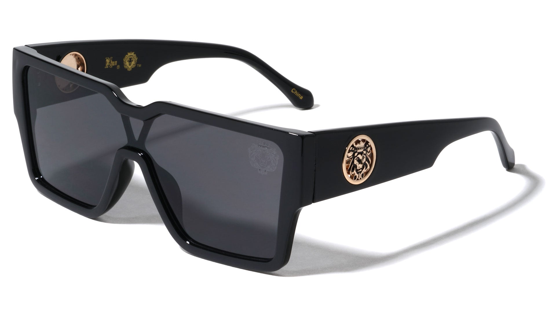 Kleo Flat Top One Piece Shield Geometric Wholesale Sunglasses