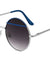Metal Round Color Accent Bar Wholesale Sunglasses