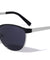 Retro Metal Color Accent Sunglasses