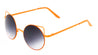 Round Neon Frame Wholesale Bulk Sunglasses