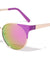 Round Lens Metal Retro Color Mirror Wholesale Sunglasses