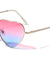 Oceanic Color Lens Heart Shaped Wholesale Sunglasses