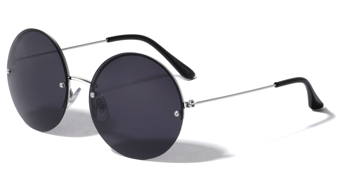 Rimless Round Wholesale Bulk Sunglasses