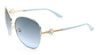 Braided Butterfly Oceanic Color Lens Wholesale Bulk Sunglasses