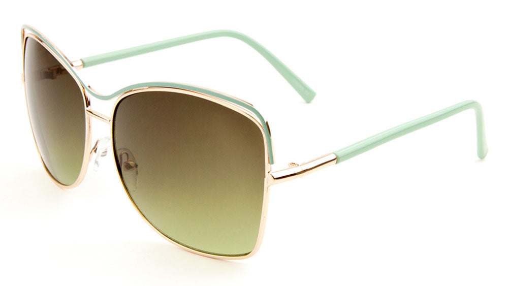 Browline Butterfly Oceanic Color Wholesale Bulk Sunglasses