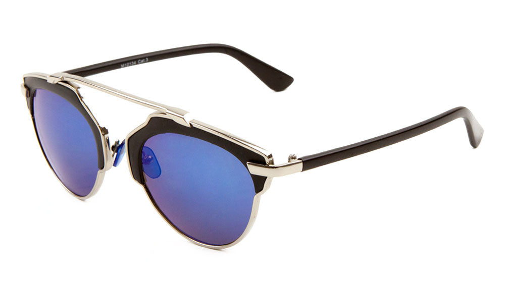 Keyhole Retro Brow Wholesale Bulk Sunglasses