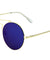 Rimless Round Flat Color Mirror Wholesale Bulk Sunglasses