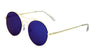 Rimless Round Flat Color Mirror Wholesale Bulk Sunglasses