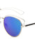 Wire Brow Cat Eye Color Mirror Wholesale Sunglasses