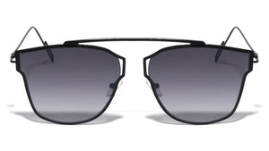 Bridgeless Retro Loop Fashion Wholesale Sunglasses