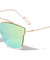Bridgeless Retro Loop Fashion Wholesale Sunglasses